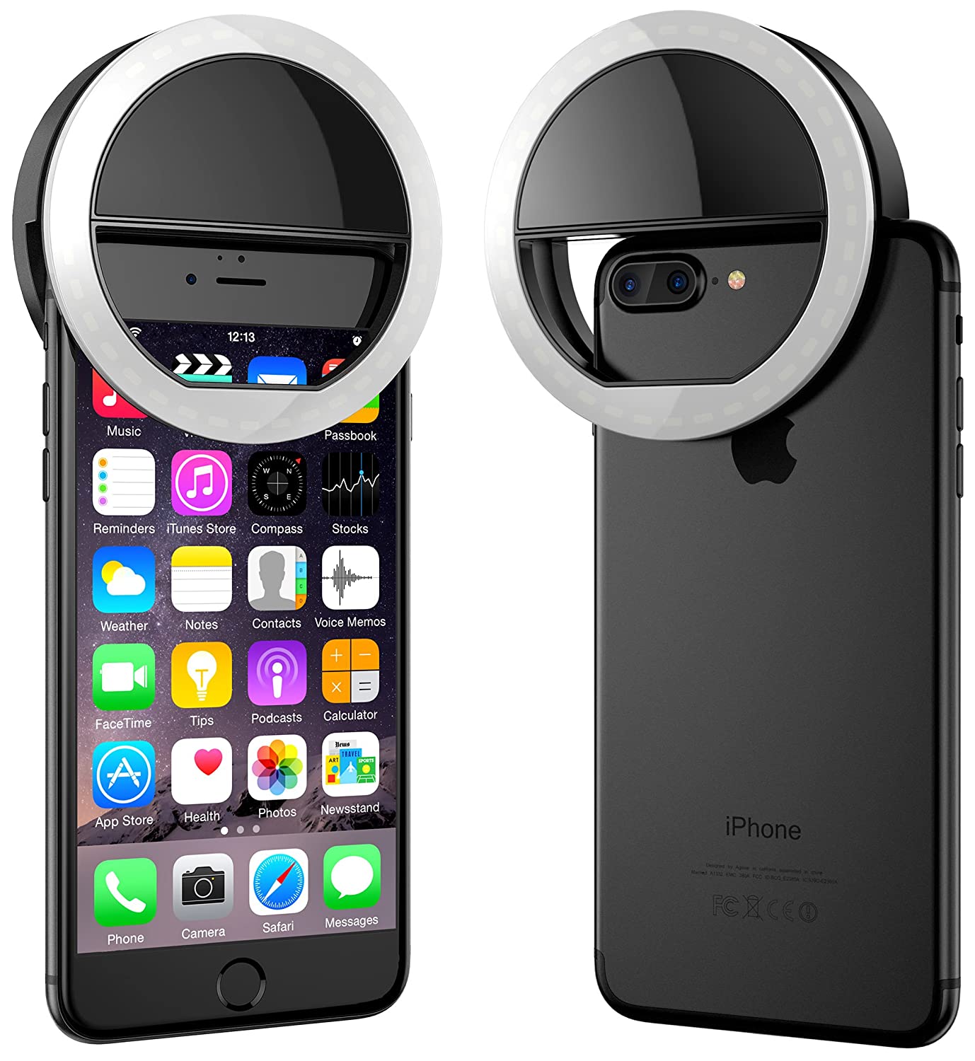 Selfie Ring Light, ELV 3 Modes Selfie Beauty Ring Light (Rechargeable)